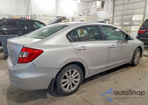 2012 Honda Civic Exl z USA, uszkodzony, nr VIN 2HGFB2F92CH536021